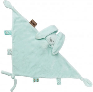 Doudou lapin plat vert menthe - Lapidou - Nattou