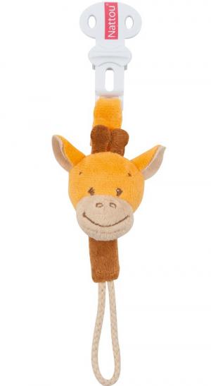 Attache-sucette girafe - Jungle - Nattou