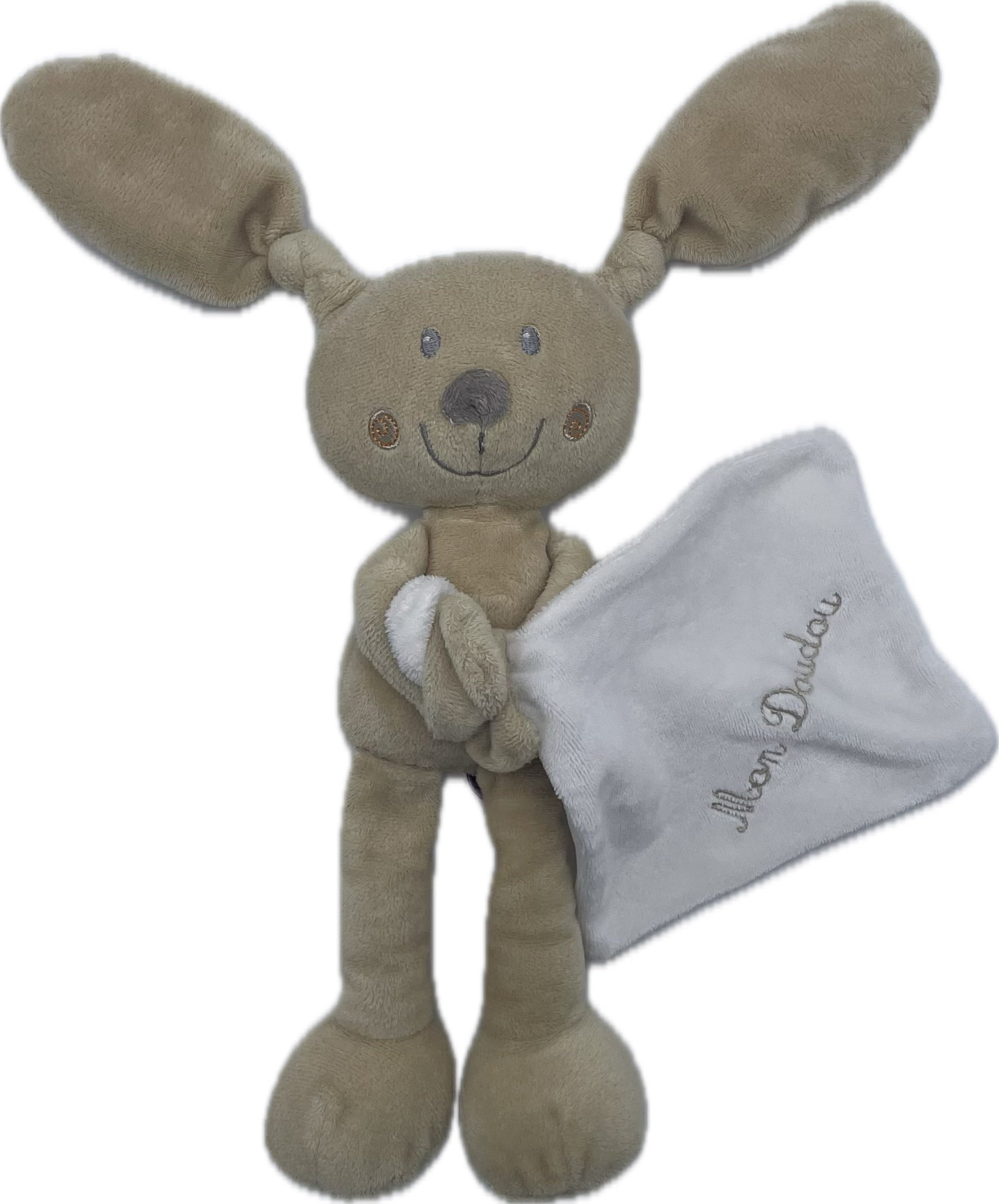 Peluche lapin mouchoir - Pommette