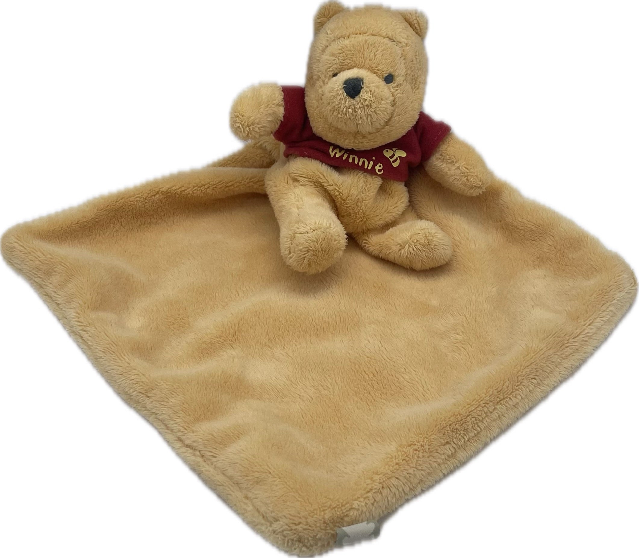 Peluche Winnie l'Ourson avec mouchoir - Disney