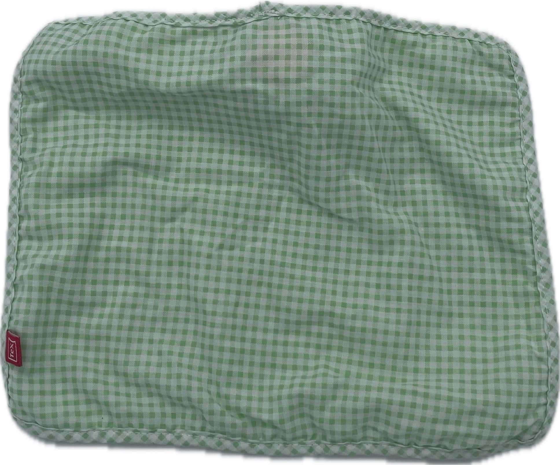 Doudou ours plat vert - Tex