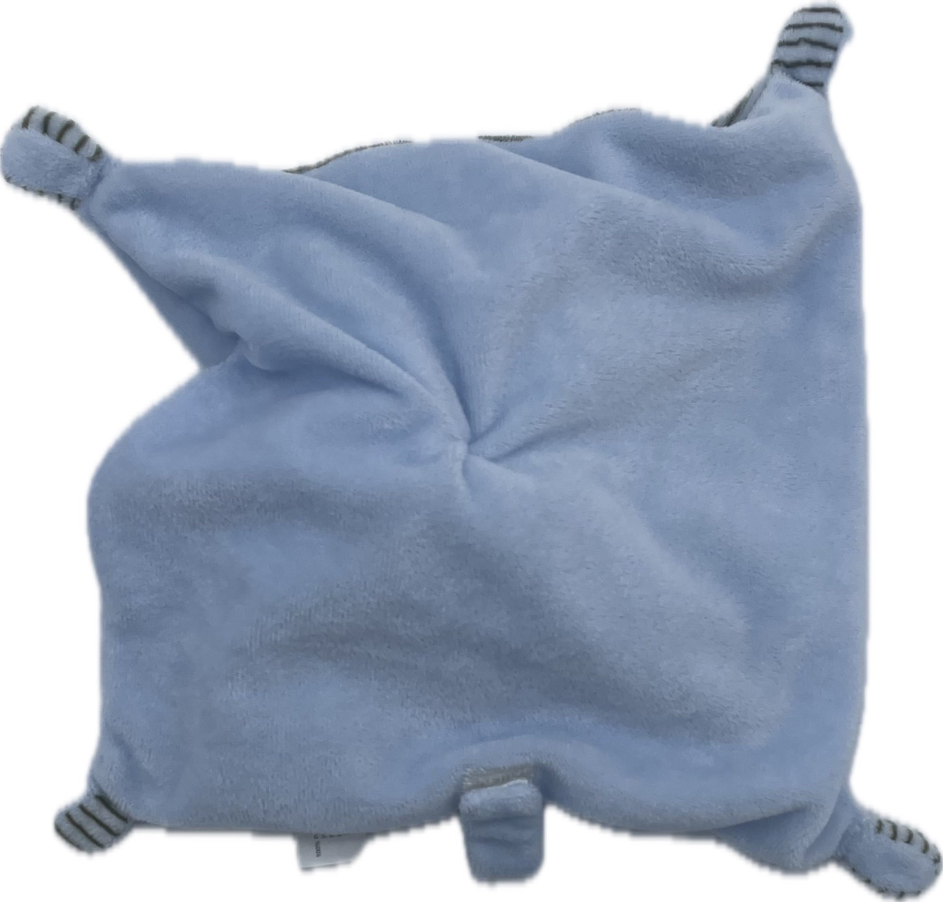 Doudou lapin plat bleu - Nicotoy
