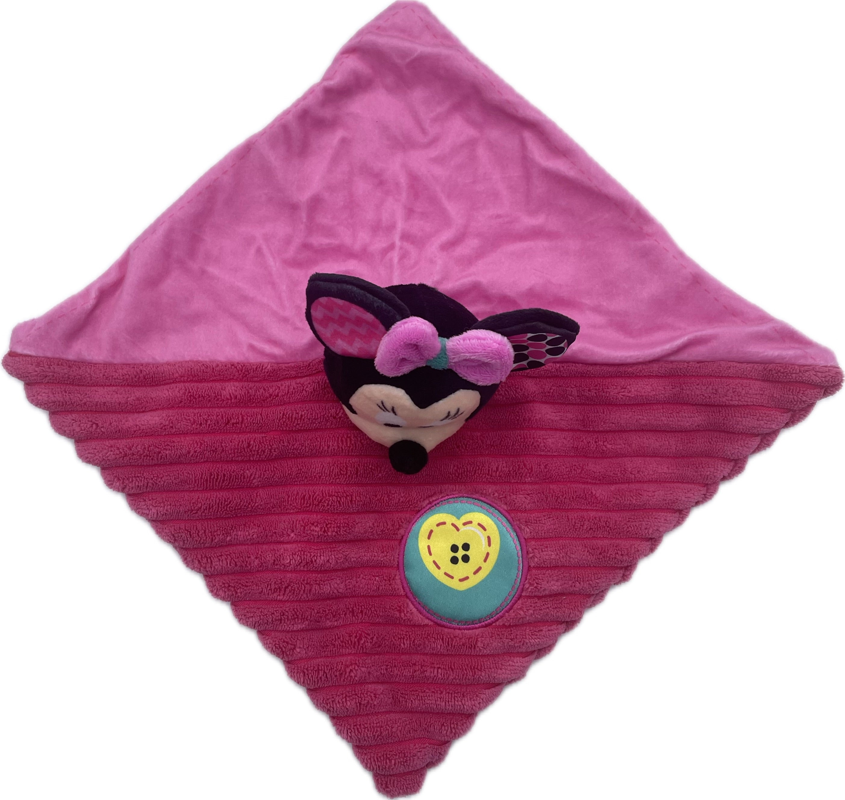Doudou Minnie plat rose bonbon - Disney