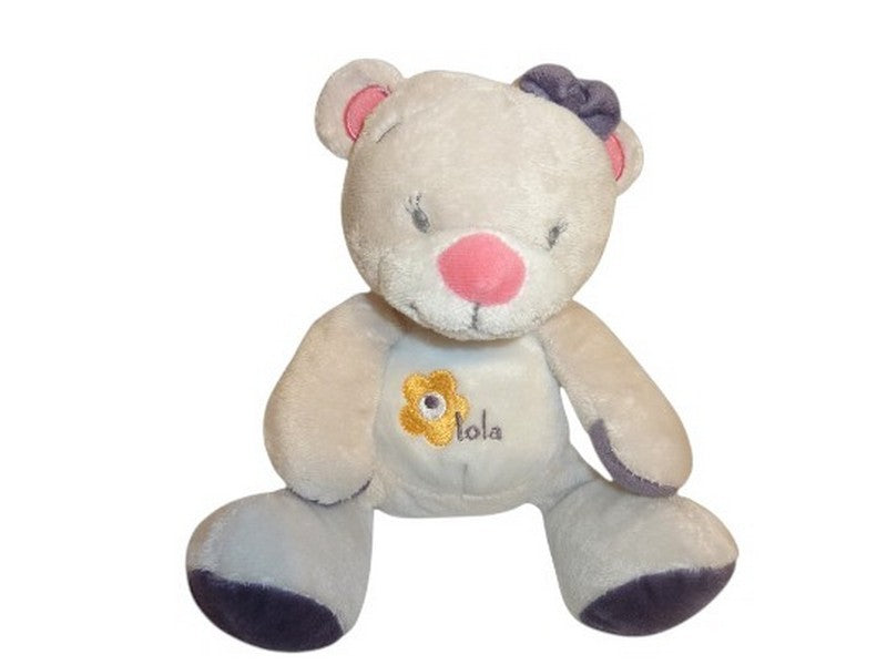 Peluche ours beige - Arthur et Lola - 23 cm