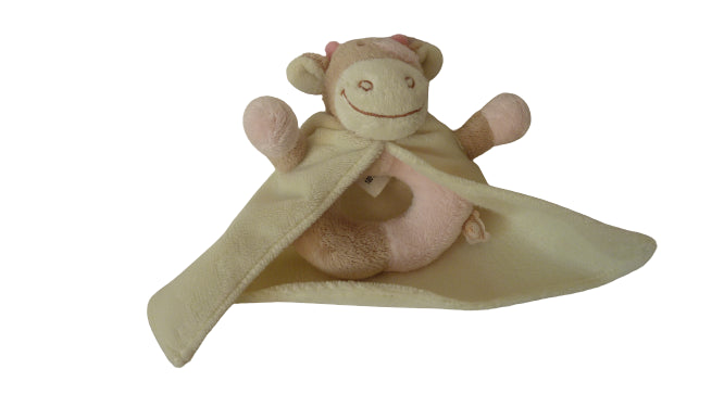 Doudou vache Lola - hochet - Noukie's