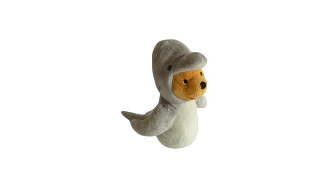 Peluche Winnie l'ourson déguisé en dauphin - Disney - 17 cm