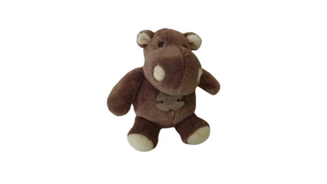 Peluche hippopotame marron - HO1059 Histoire d'Ours - 14 cm
