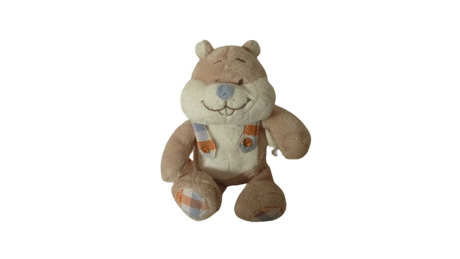 Peluche musicale castor - William et Henri - Noukie's - 18 cm