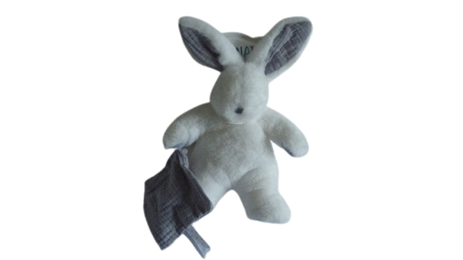 Peluche lapin Celeste avec mouchoir - BN0636 Baby'Nat