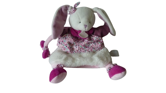 Doudou lapin marionnette Cerise DC3080 Doudou et Compagnie