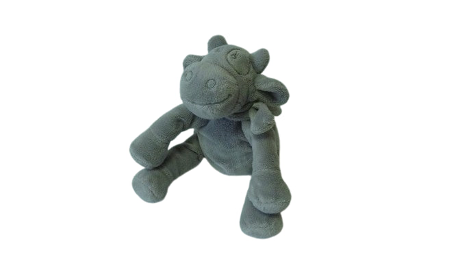 Peluche vache grise - Poudre d'Etoiles - Noukie's - 26 cm