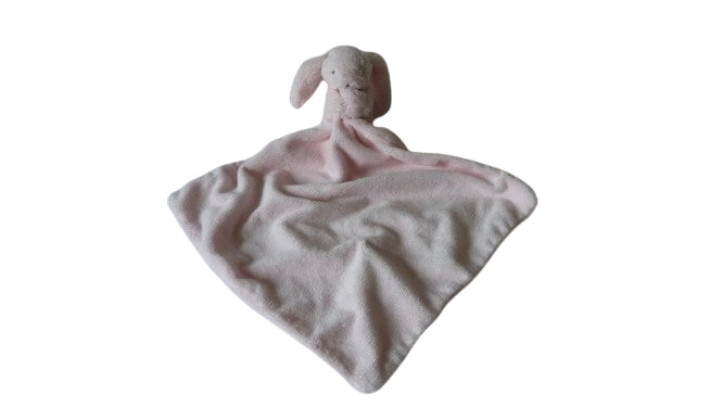 Peluche lapin mouchoir rose Jellycat