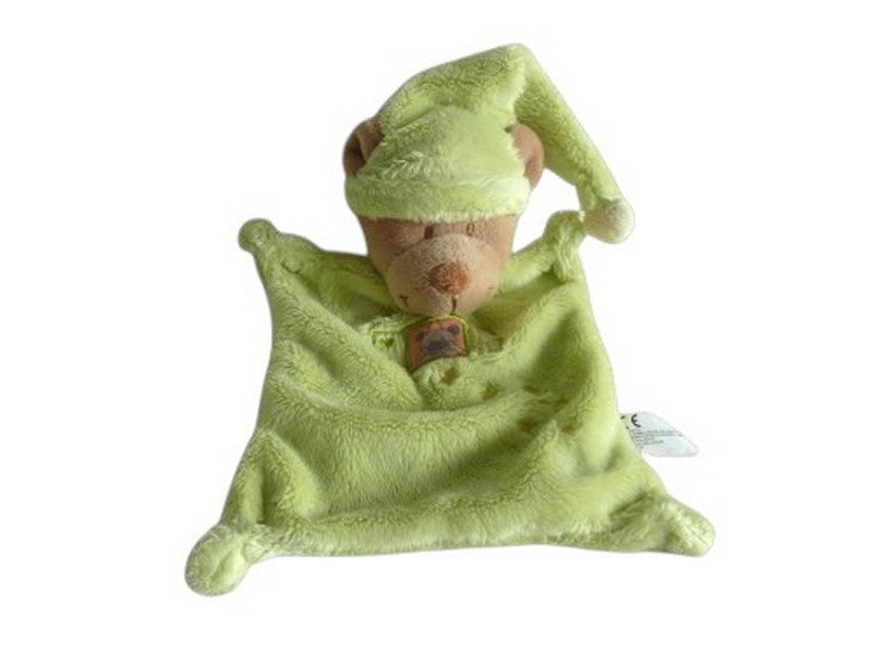 Doudou ours plat vert - Nicotoy Simba Dickie