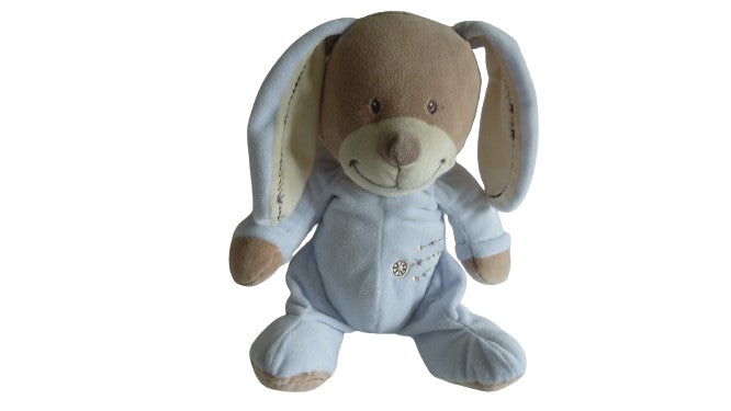Peluche lapin bleu crème Nicotoy Simba Dickie