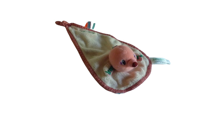 Doudou flamant rose Anais plat - Lilliputiens