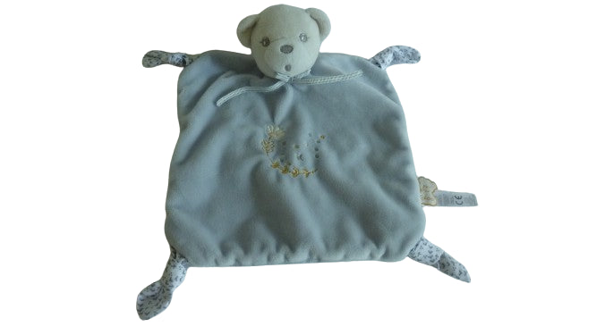 Doudou ours plat Perle Kaloo