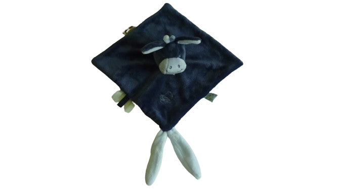 Doudou âne plat Alex et Bibou Nattou