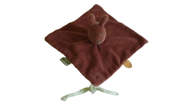 Doudou lapin plat Susie et Bonny Nattou