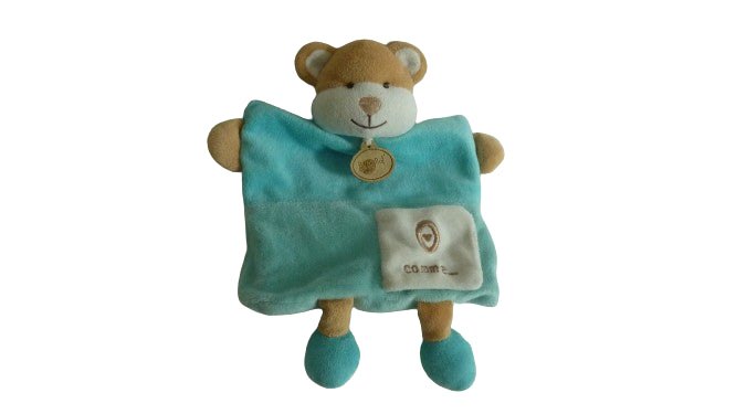 Doudou ours marionnette Baby'Nat