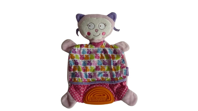 Doudou chat rose - plat - Babysun