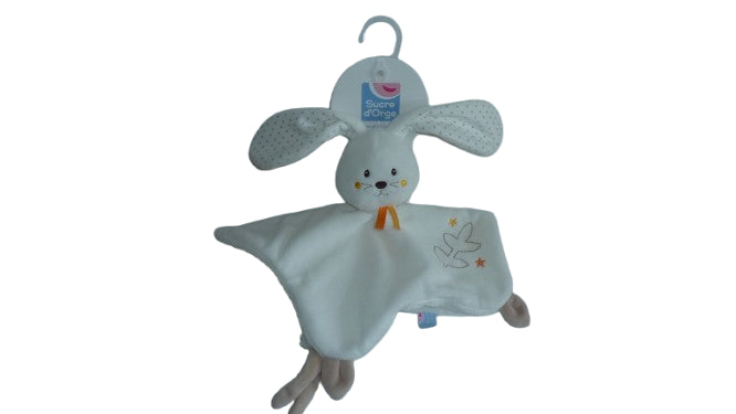 Doudou lapin plat XL Petit Doumou Sucre d'Orge