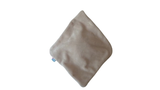 Doudou ours beige plat Sucre d'Orge