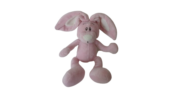 Peluche lapin rose - Kimbaloo - 23 cm