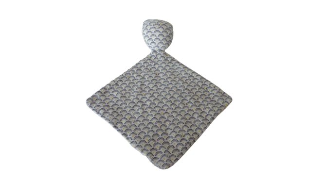 Doudou chat blanc - plat - Obaïbi