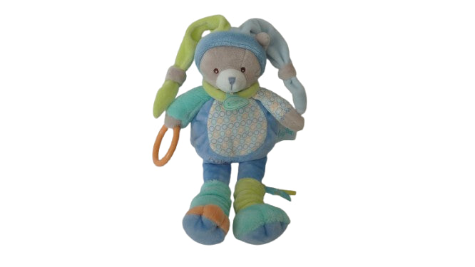Peluche éveil chat Nino BN013 Baby'Nat