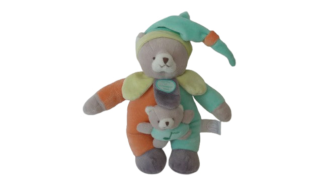 Peluche musicale chat DC2382 Doudou et Compagnie