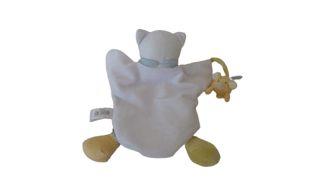 Doudou chat et souris marionnette Mario DC1625 Doudou et Compagnie
