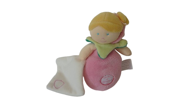 Doudou poupée fraise mouchoir DC2541 Doudou et Compagnie