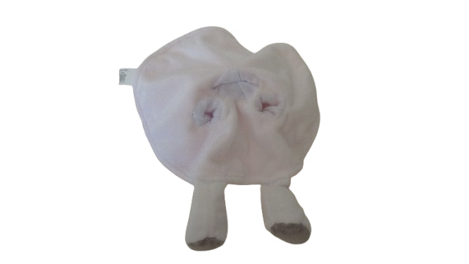 Doudou panda rose blanc - marionnette - Tom & Zoé