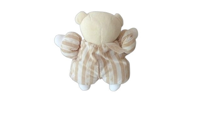Peluche ours beige marron blanc - Tartine et Chocolat - 18 cm