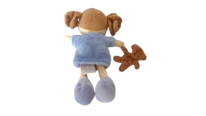 Peluche poupée - Lila Les demoiselles de doudou - DC2176 Doudou et Compagnie - 20 cm