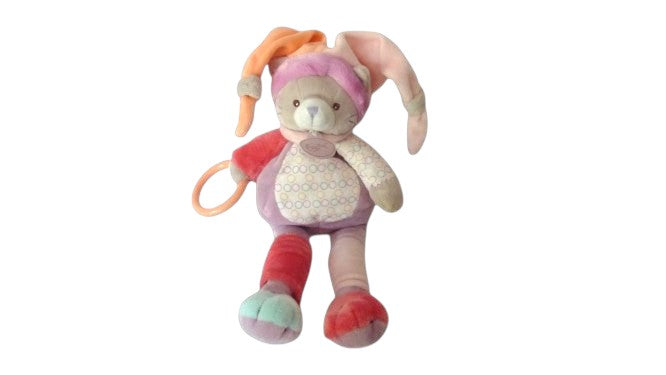 Peluche chat Nino - activités d'éveil - BN013 Baby'Nat - 30 cm