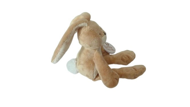 Peluche lapin - blanc marron clair - Bunny Friend - 30 cm