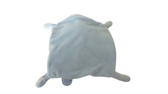 Doudou ours plat bleu - Cerise et Petit Chou - DC2716 Doudou et Compagnie