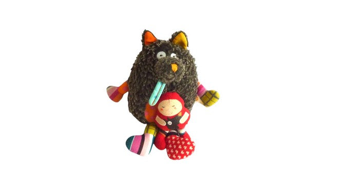 Peluche loup musicale - T'es fou Louloup - Ebulobo - 22 cm