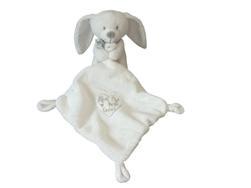 Peluche lapin mouchoir - lot de 2 - Pommette