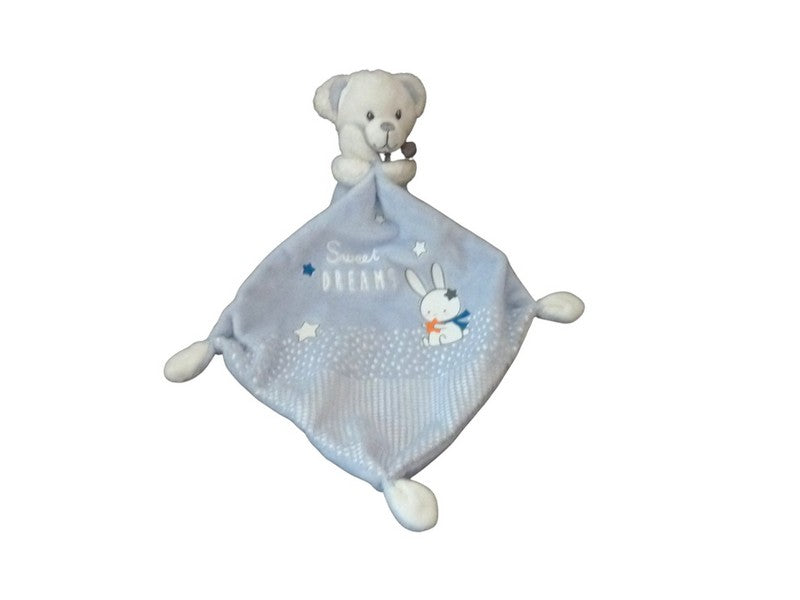Peluche ours avec mouchoir Sweet Dreams - Mots d'Enfants