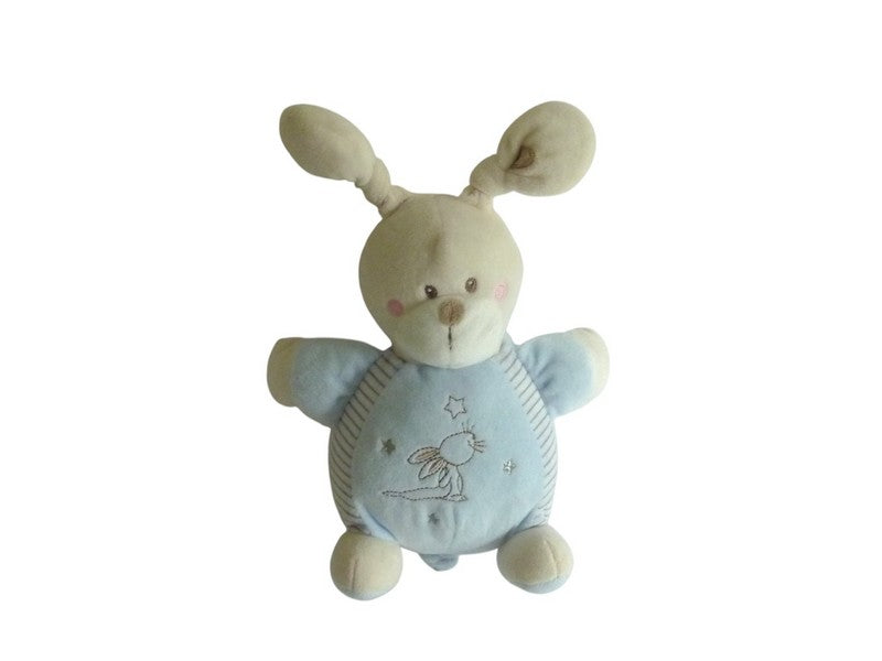 Peluche lapin musicale bleu - Nicotoy Simba Toys - 21 cm