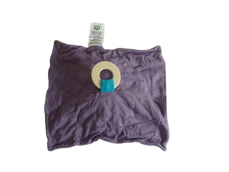 Doudou âne plat blanc violet - Nature et Découvertes