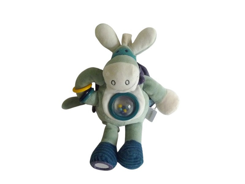 Peluche éveil âne Paco - Noukie's - 30 cm