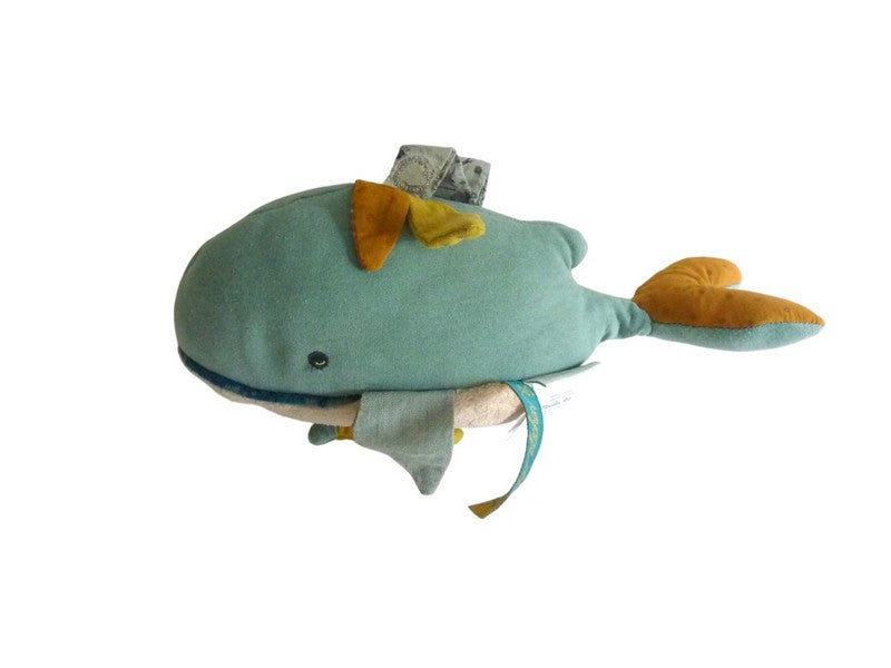 Peluche baleine musicale - Le Voyage d'Olga - Moulin Roty