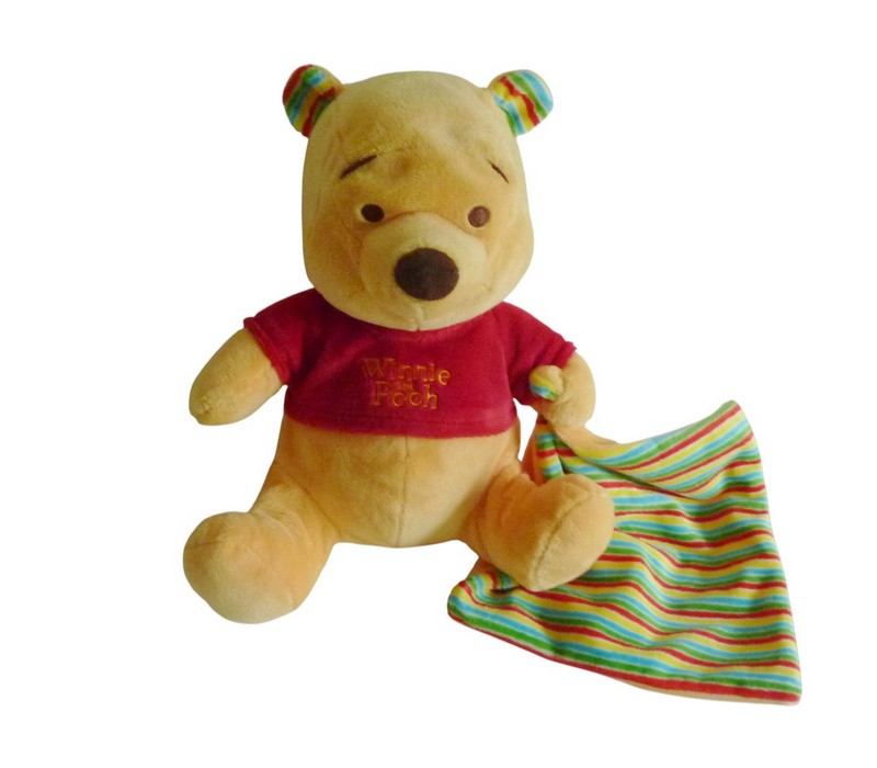 Peluche mouchoir ours Winnie l'Ourson - Disney 31 cm
