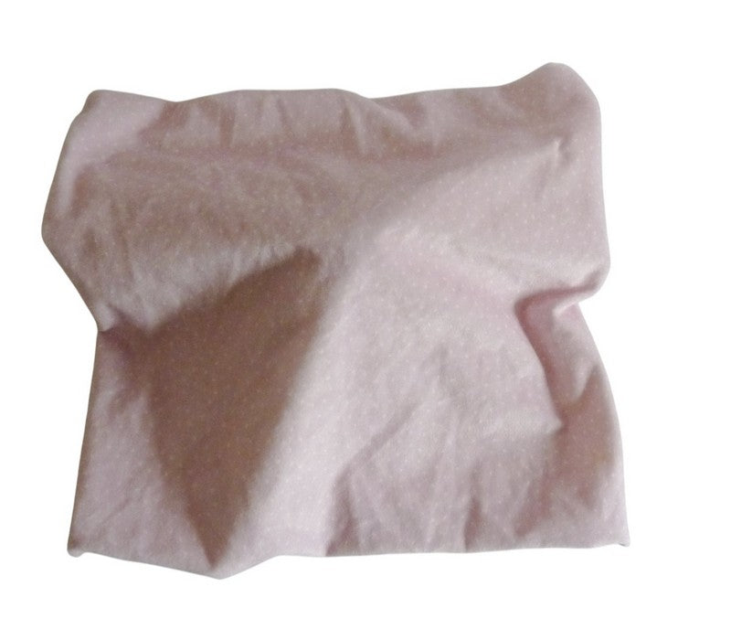 Doudou licorne rose blanc plat