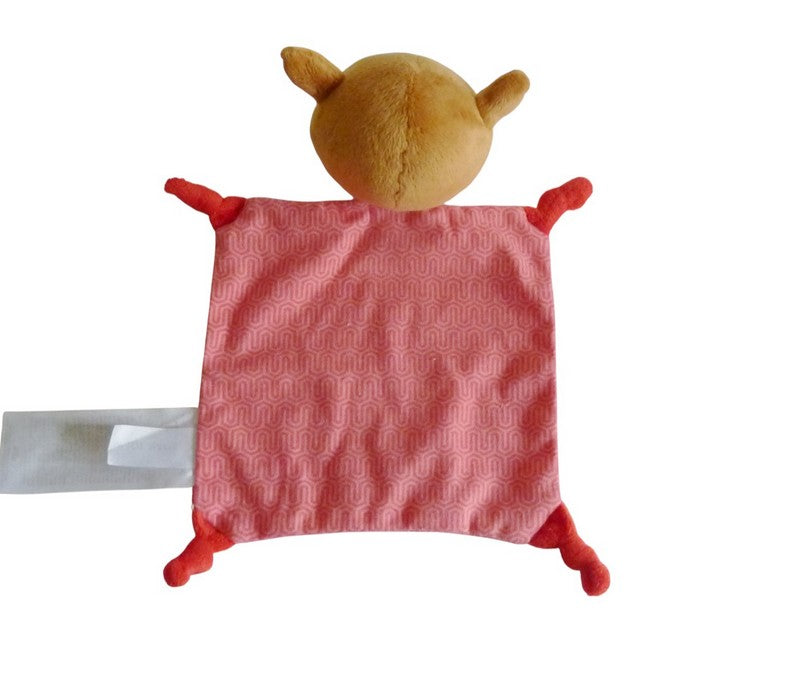 Doudou biche plat rouge - Ludi
