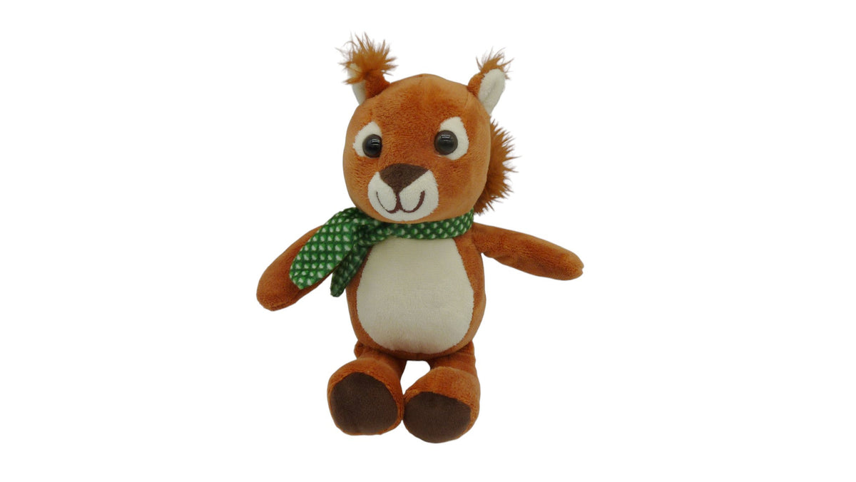 Peluche écureuil marron - Kinder 25 cm