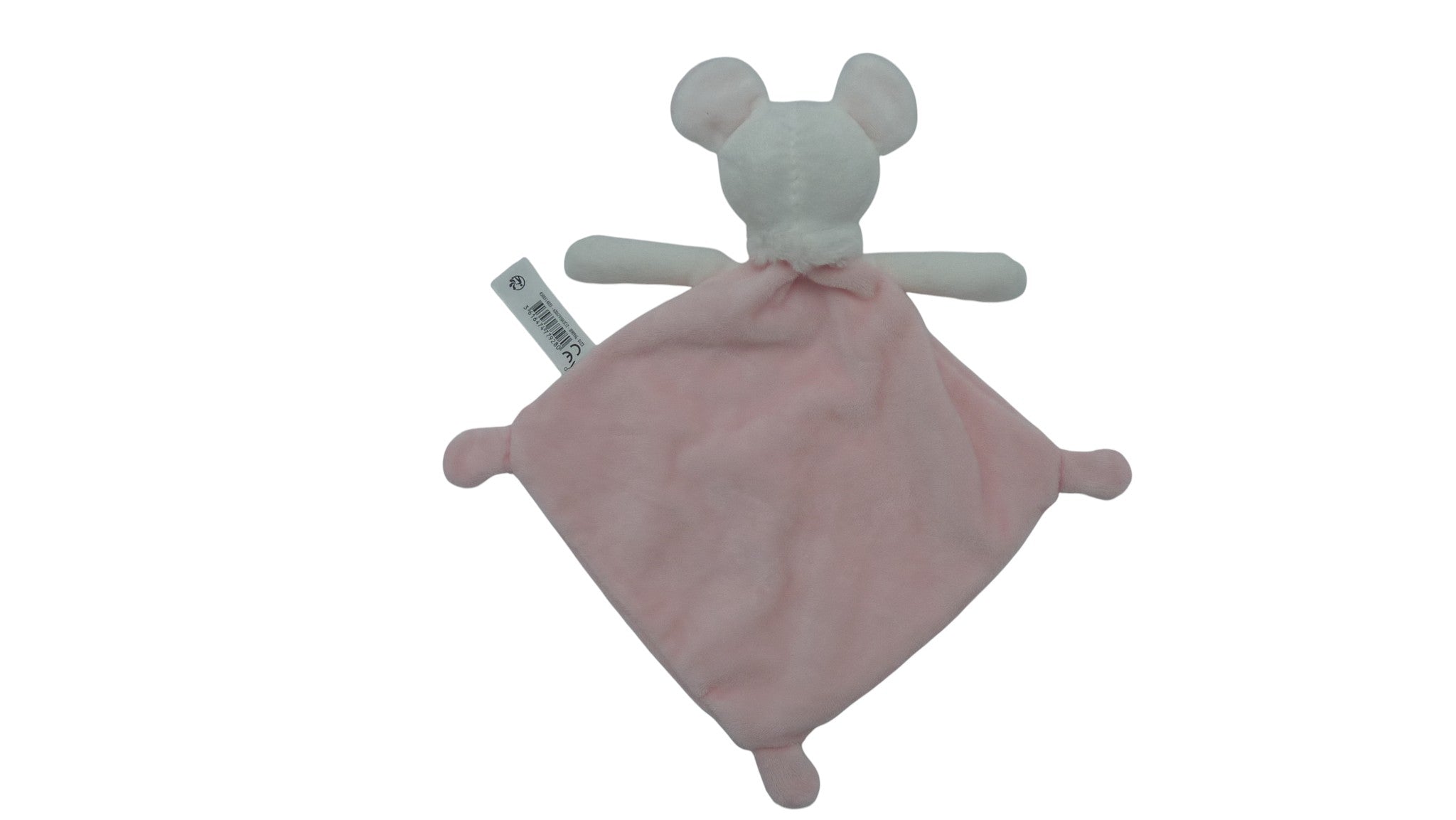 Doudou souris plat rose - Tex Baby